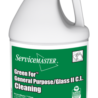 Green For General Purpose and Glass II CL Cleaning, 4 Gallons Per Case