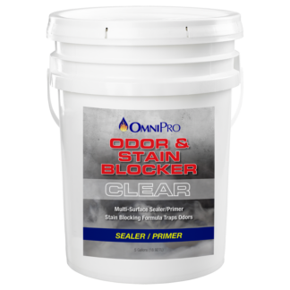 OmniPro Odor and Stain Blocker, Clear, 5 Gallon Pail