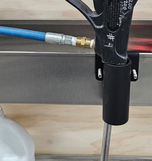 HydroForce Van Wall Shelf Sprayer Extension Holder