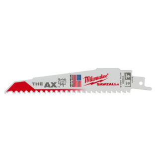 Milwaukee 6in 5 Tpi The Ax Demolition Wood Cutting Sawzall Blade Bulk 25