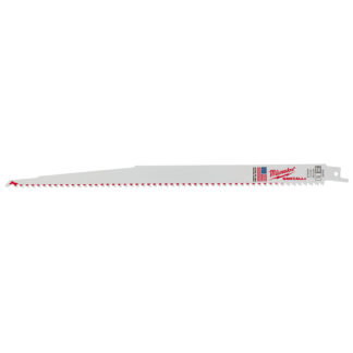 Milwaukee 12in 5 Tpi Wood Cutting Sawzall Blades Bulk 25