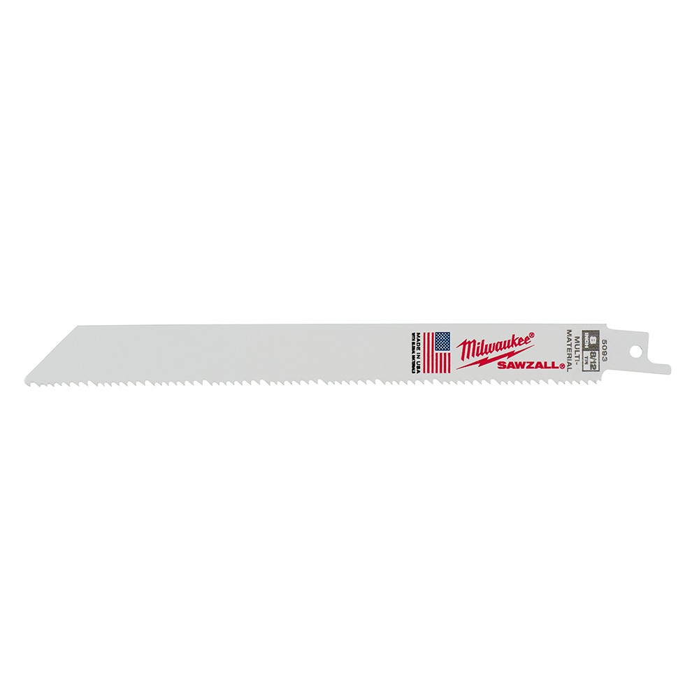 Milwaukee 8in 8/12 Tpi Sawzall Blades (10 Pk Bulk)