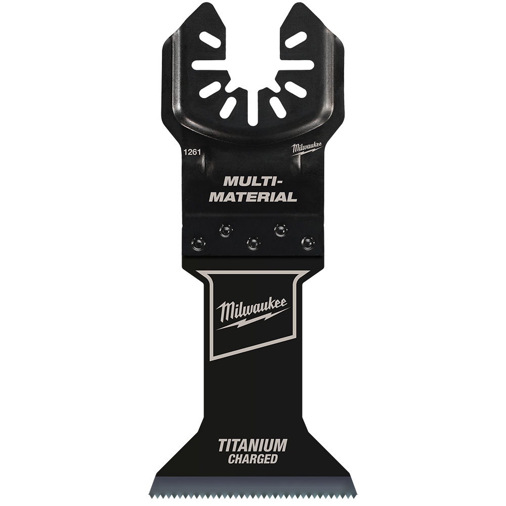 Milwaukee Open-lok 1-3/4in Titanium Charged Bi-metal Multi-material Multi-tool Blades