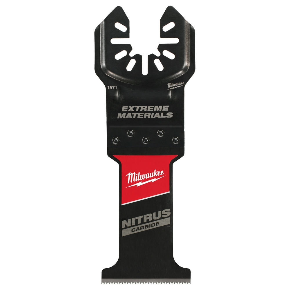 Milwaukee Nitrus Carbide Extreme Materials Universal Fit Open-lok Multi-tool Blade 5pk