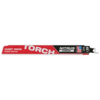 Milwaukee 9in 8tpi The Torch For Cast Iron With Nitrus Carbide 5pk