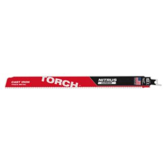Milwaukee 12in 8 Tpi The Torch With Nitrus Carbide Sawzall Blade 5pk