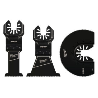 Milwaukee Open-lok Hcs Wood Multi-tool Blade Variety Pack 3pc