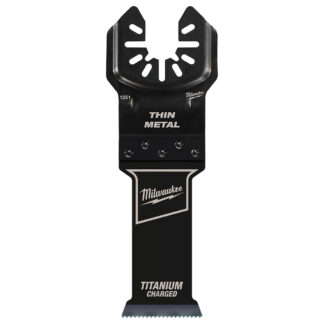 Milwaukee Open-lok 1-1/8in Titanium Charged Bi-metal Thin Metal Multi-tool Blades 3pk