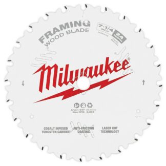 Milwaukee 7-1/4in 24t Framing Circular Saw Blade - 3pk