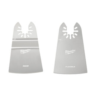 Milwaukee Open-lok 2in Rigid & 2in Flexible Scraper Variety Pack 2pc