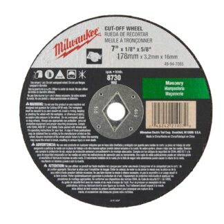 Milwaukee 7in X 1/8in X 5/8in Cut-off Wheel (type 1)