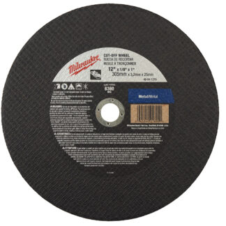 Milwaukee 12in X 1/8in X 1in Cut-off Wheel (type 1)
