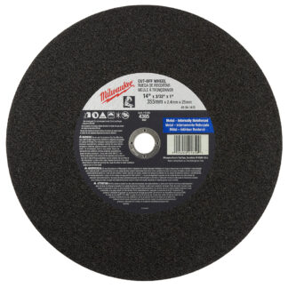 Milwaukee 14in X 3/32in X 1in Cut-off Wheel (type 1)