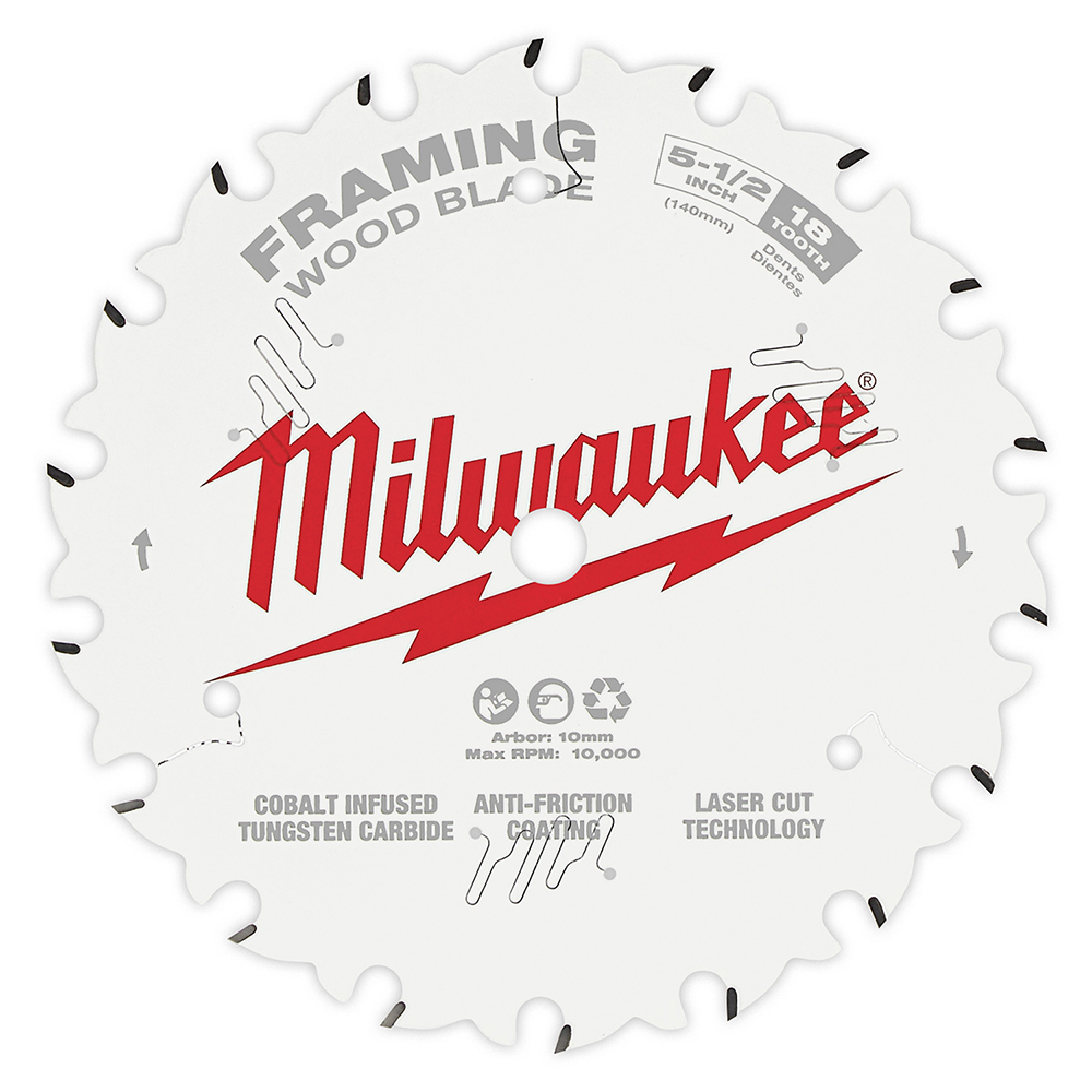 Milwaukee 5-1/2in 18t Framing Circular Saw Blade
