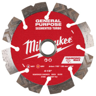 Milwaukee 4.5in Diam Max Segmented Gp Blade