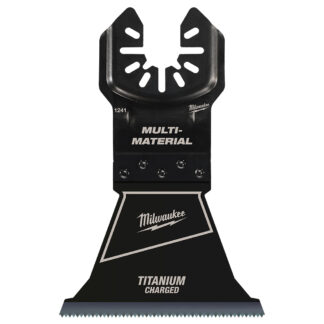 Milwaukee Open-lok 2-1/2in Titanium Charged Bi-metal Multi-material Multi-tool Blade