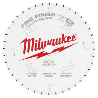 Milwaukee 7-1/4in 40t Fine Finish Circular Saw Blade