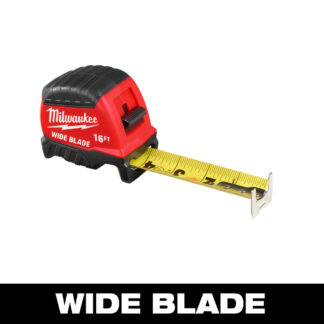 Milwaukee 16ft Long Wide Blade Tape Measure