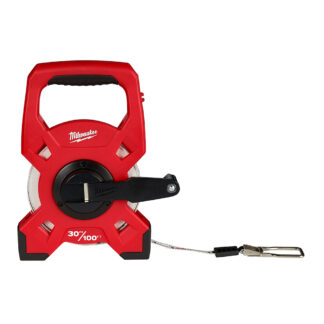 Milwaukee 30m/100ft Fiberglass Open Reel Long Tape Measure