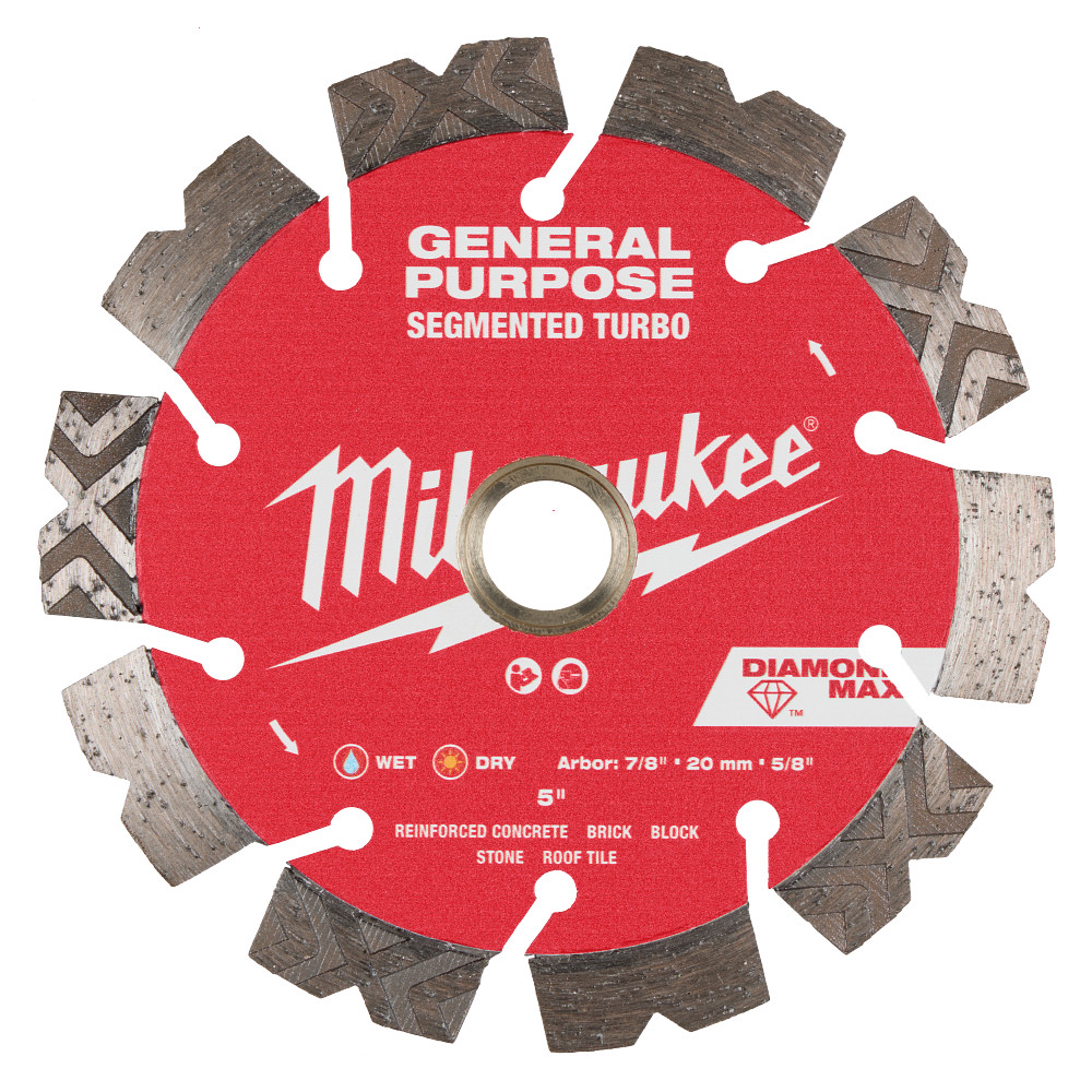 Milwaukee 5in Diam Max Segmented Gp Blade