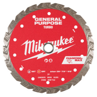 Milwaukee 7in Diam Max Turbo Gp Blade