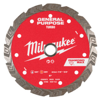 Milwaukee 6in Diam Max Turbo Gp Blade
