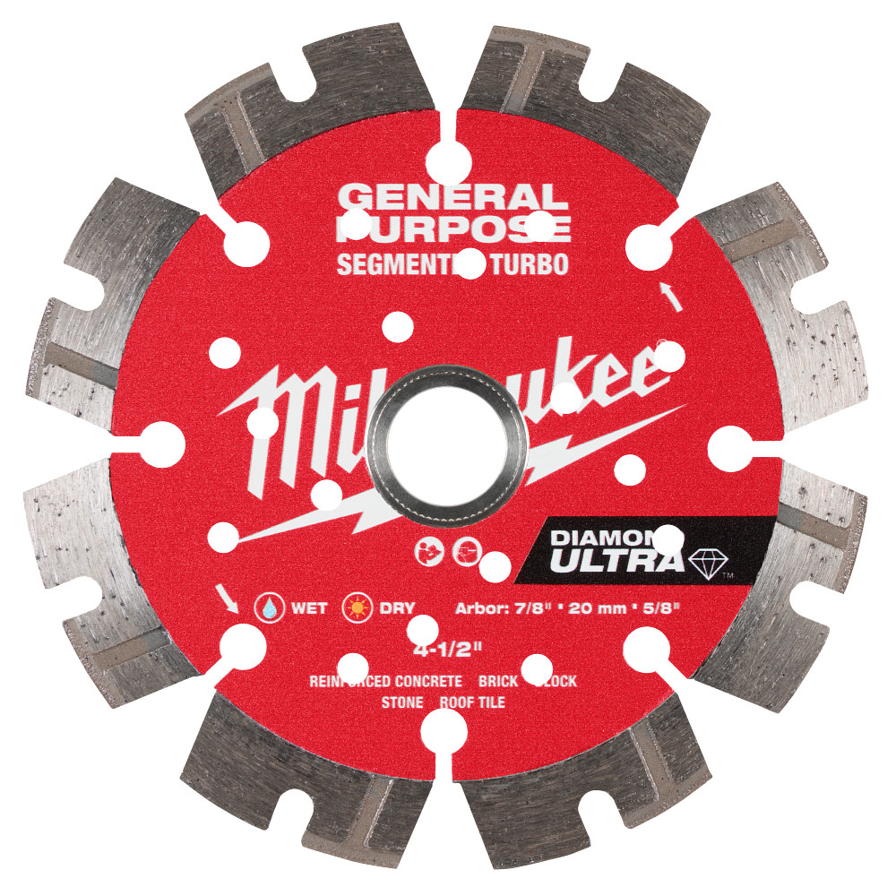 Milwaukee 4.5in Diam Ultra Segmented Gp Blade