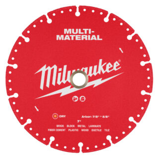 Milwaukee 7in Multi-material Demo Blade
