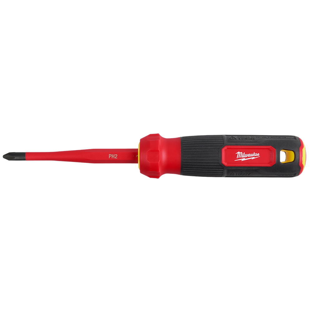 Milwaukee 4-in-1 1000v Insulated Slim Tip Multi-bit Screwdriver