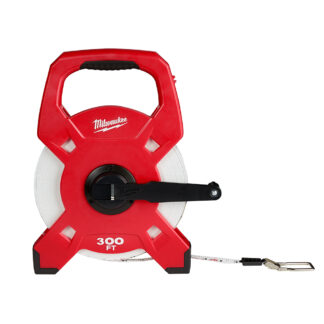 Milwaukee 300ft Fiberglass Open Reel Long Tape Measure