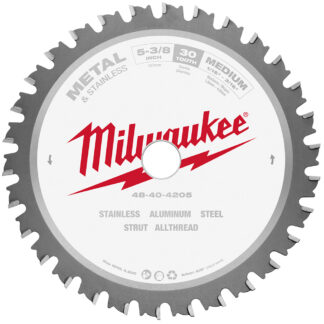Milwaukee 5-3/8in Metal & Stainless Cutting Circular Saw Blade 5/8in Arbor