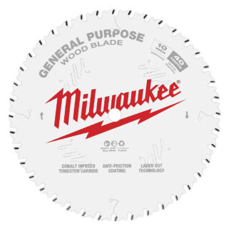 Milwaukee 10in 40t General Purpose Circular Saw Blade