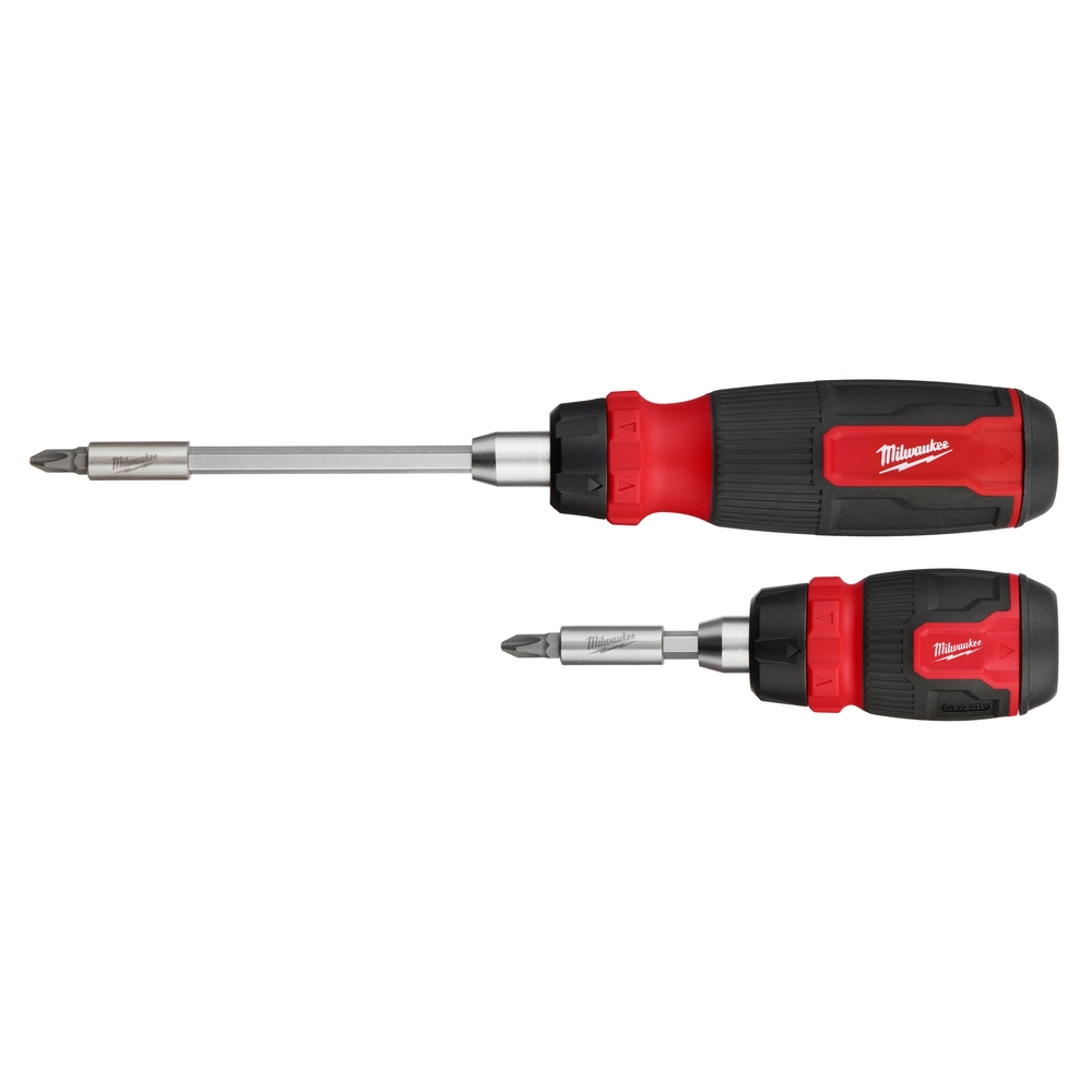 Milwaukee 2pc 14-in-1 Ratcheting Multi-bit And 8-in-1 Ratcheting Compact Multi-bit