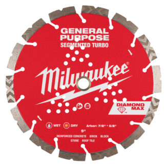 Milwaukee 9in Diam Max Segmented Gp Blade