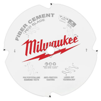 Milwaukee 7-1/4in Pcd/fiber Cement Circular Saw Blade