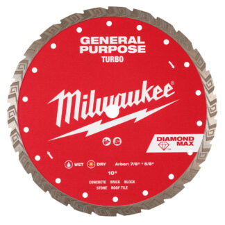 Milwaukee 10in Diam Max Turbo Gp Blade