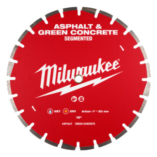 Milwaukee 16in Asphalt & Green Cncrt Blade