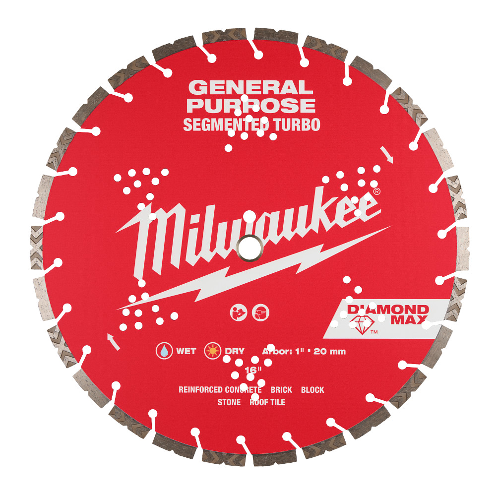 Milwaukee 16in Diam Max Segmented Gp Blade