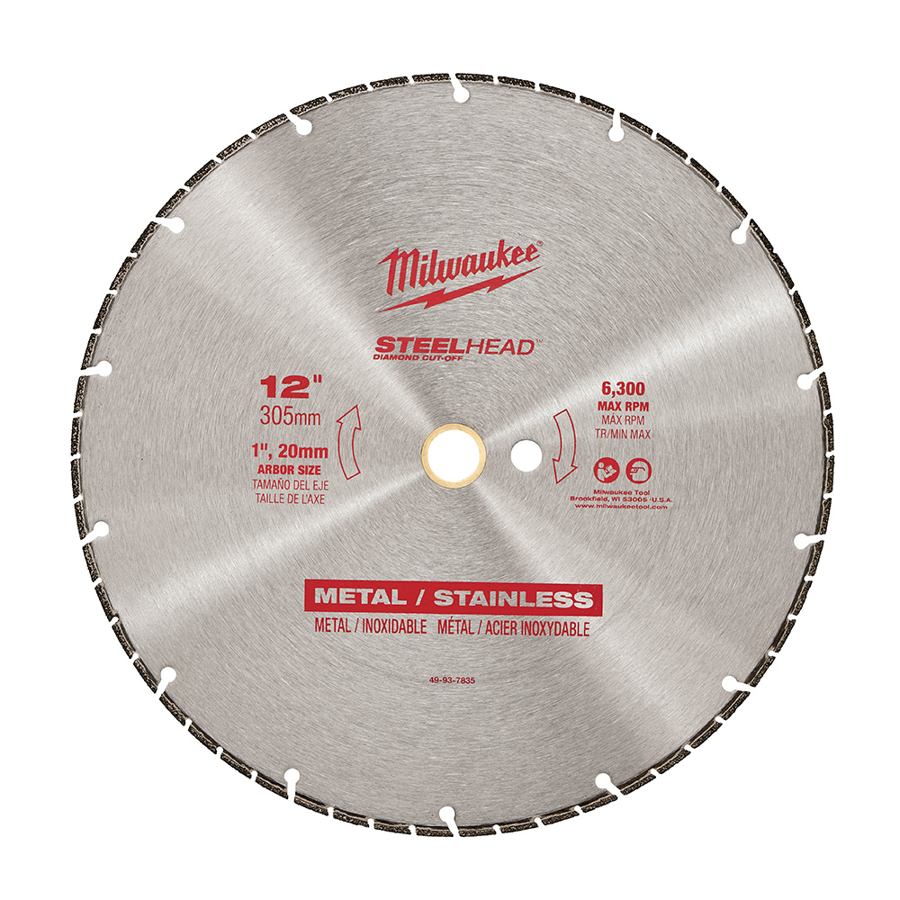 Milwaukee 12in Steelhead Diamond Cut-off