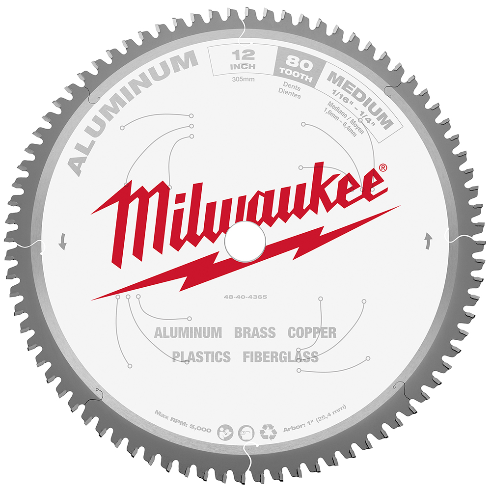 Milwaukee 12in Aluminum Cutting Circular Saw Blade