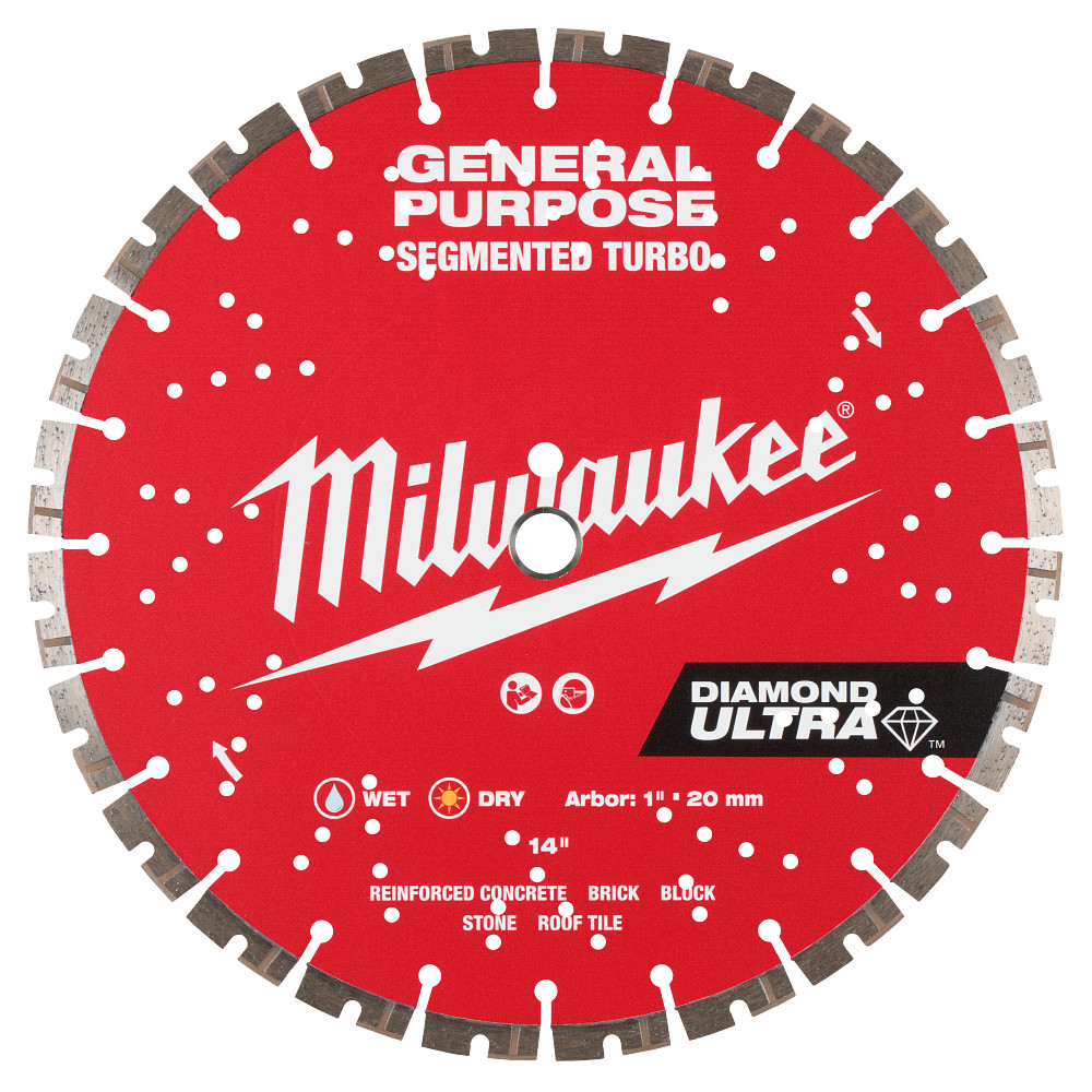 Milwaukee 14in Diamond Ultra Segmented Blade