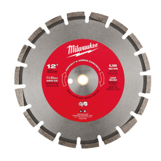 Milwaukee 12in Asphalt & Green Concrete Segmented