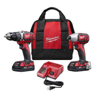 Milwaukee Cordless Lithium-ion 2-tool Combo Kit Compact Drill/driver 1/4 In. Hex