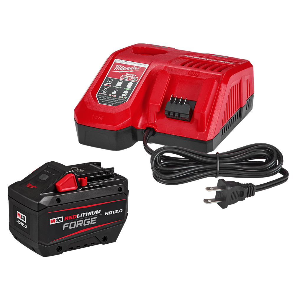 Milwaukee M18 Redlithium Forge Hd12.0 Starter Kit 1 Battery 1 Charger