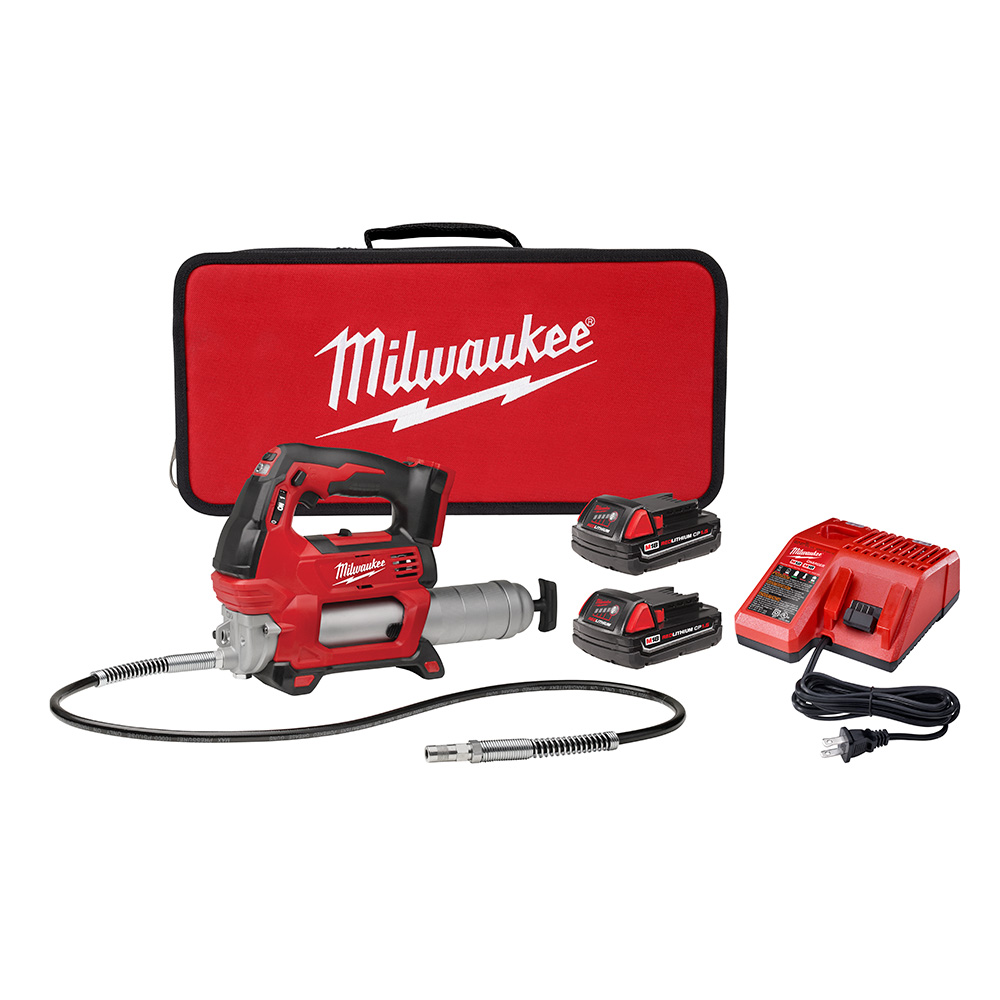 Milwaukee M18 Cordless 2-speed Grease Gun Kit