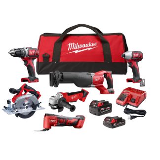 Milwaukee 6-piece Combo Kit