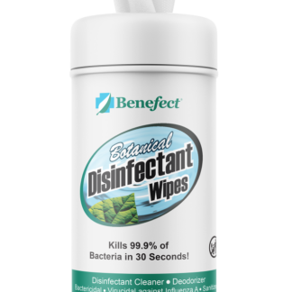 Benefect Antimicrobial Botanical Disinfectant Wipes, 6" x 7", 90 Wipes