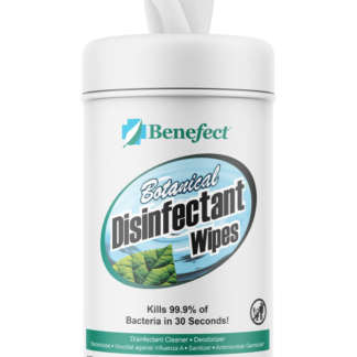 Benefect Antimicrobial Botanical Disinfectant Wipes, 6" x 7", 170 Count