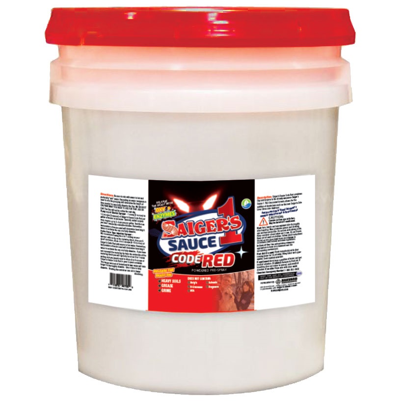 Saiger's Sauce 1 Code Red Prespray, 40# Pail