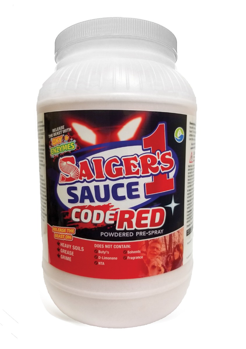 Saiger's Sauce 1 Code Red Prespray, 6.5#